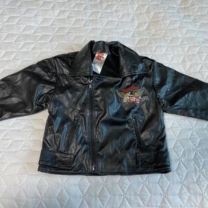 Road King Motorcycle leather jacket size 2T